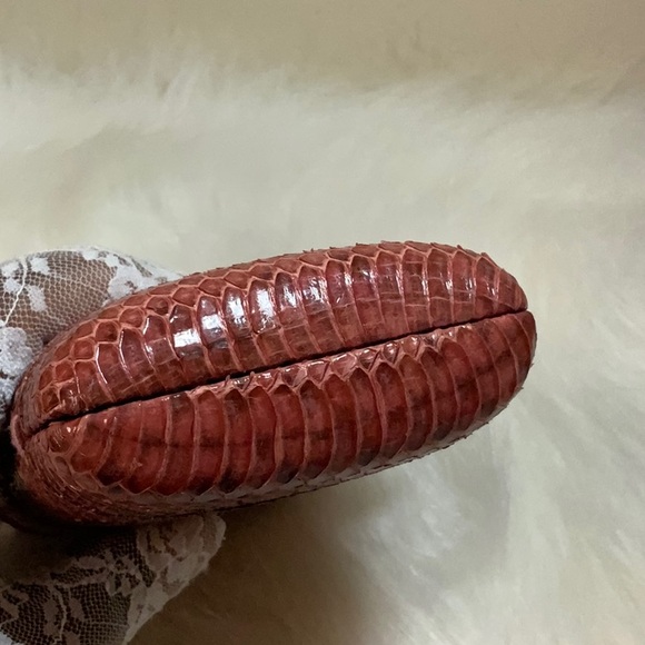 Serpui Marie Snake Clutch/ Crossbody (NWT) - Picture 9 of 13